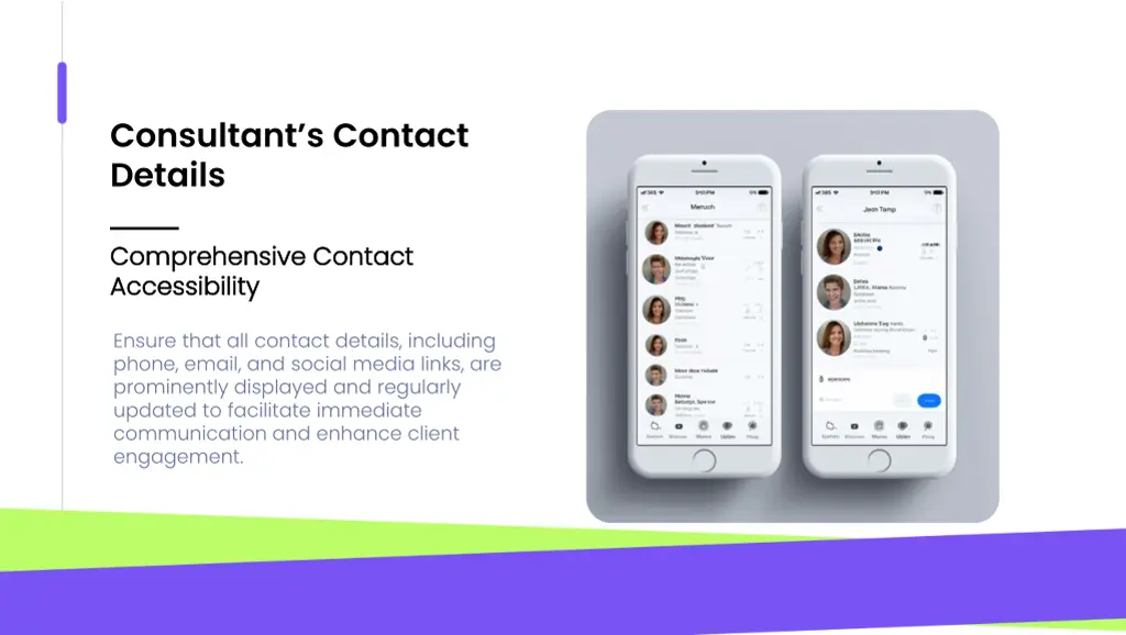consultant s contact details
