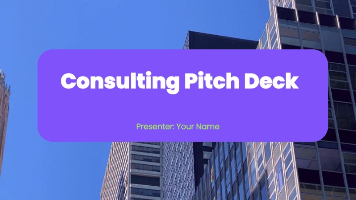 consulting pitch deck consulting pitch deck