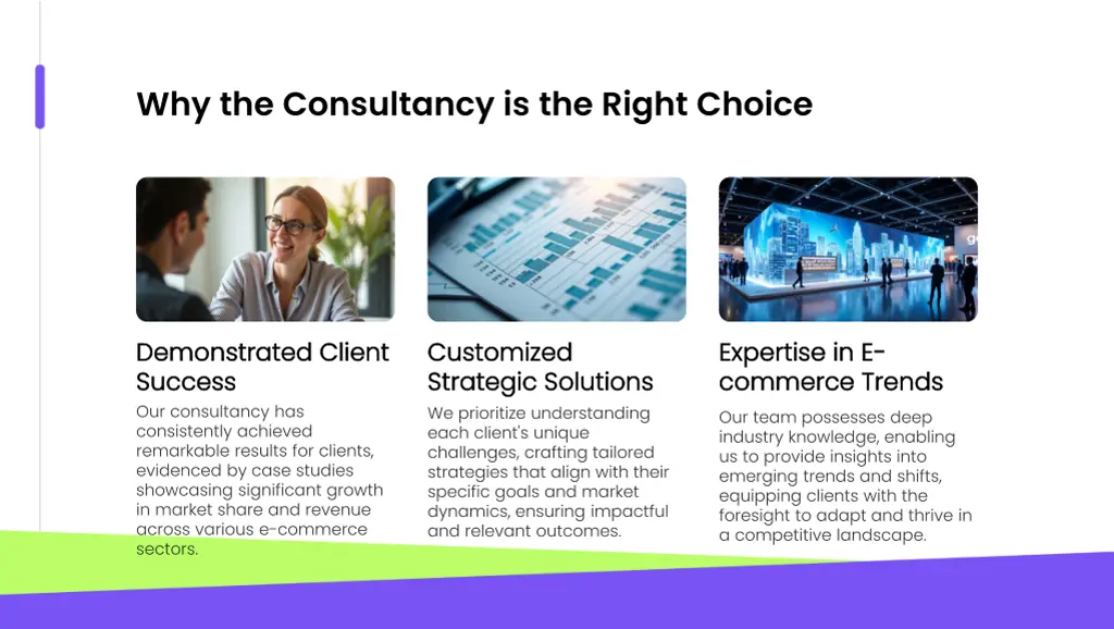 why the consultancy is the right choice