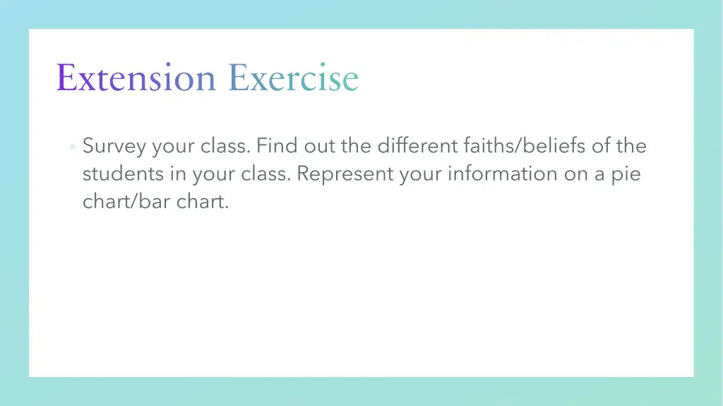 extension exercise 4