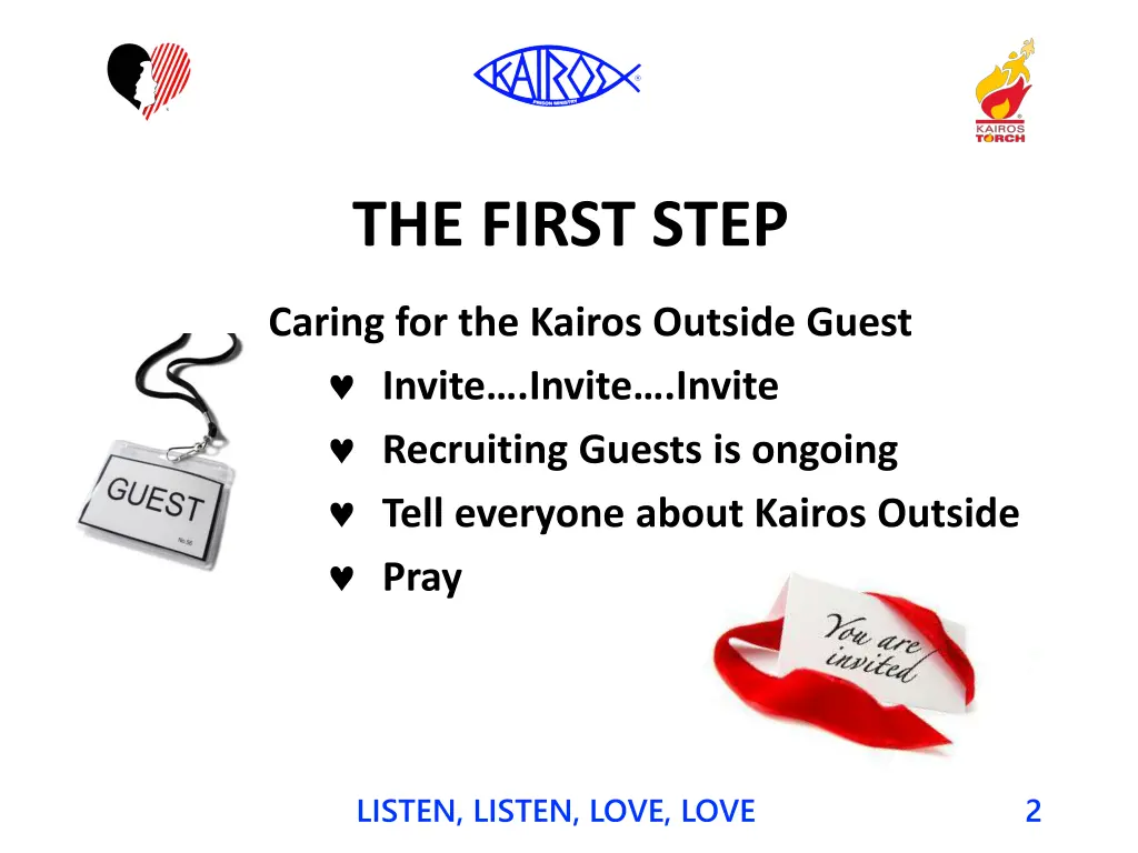 the first step