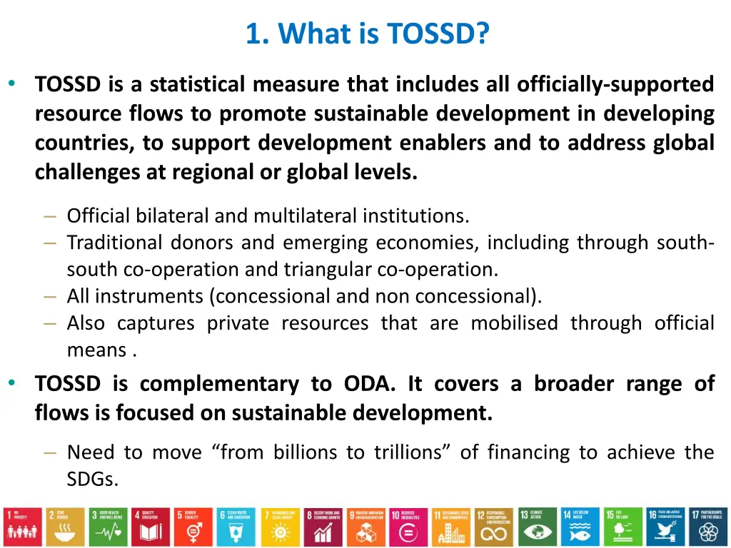 1 what is tossd