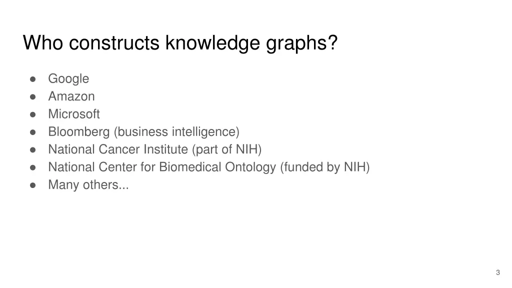 who constructs knowledge graphs