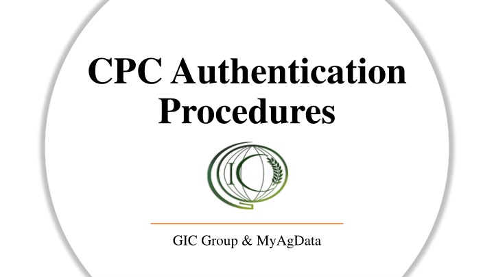 cpc authentication procedures
