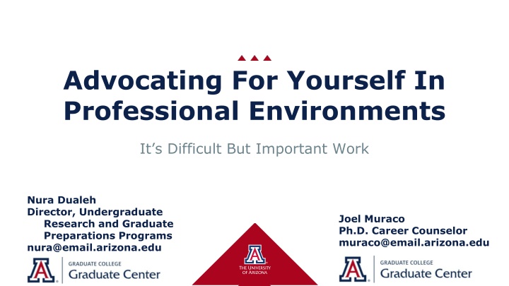advocating for yourself in professional