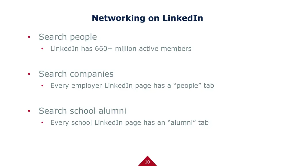 networking on linkedin