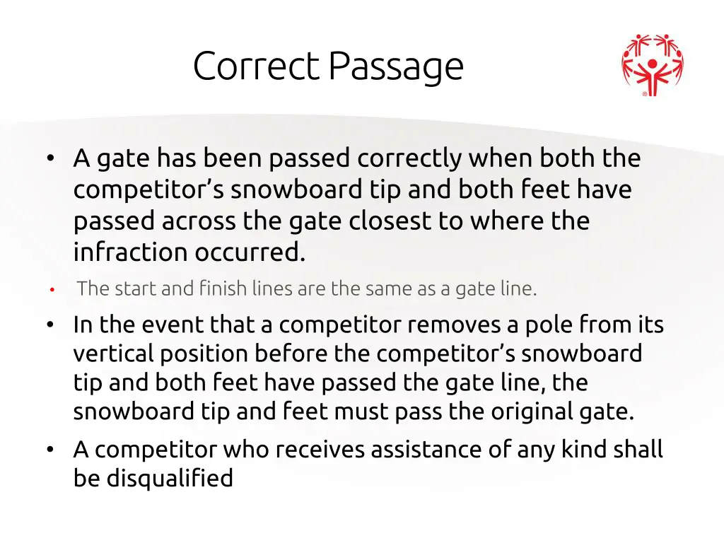 correct passage