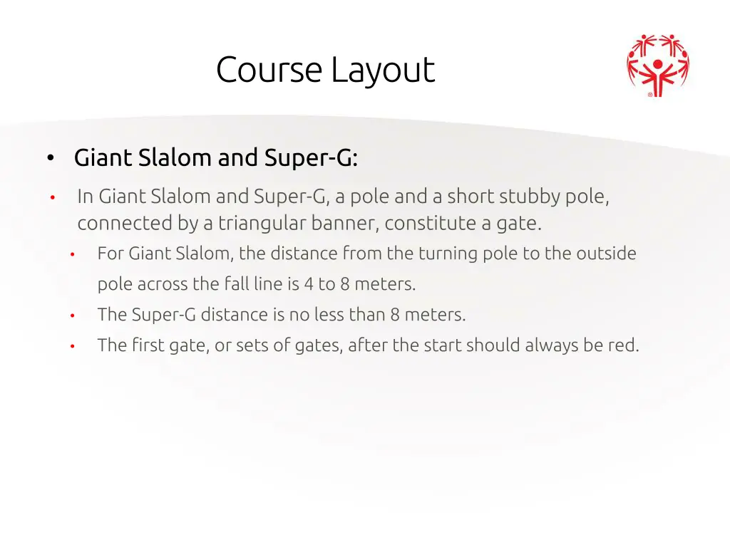 course layout 1