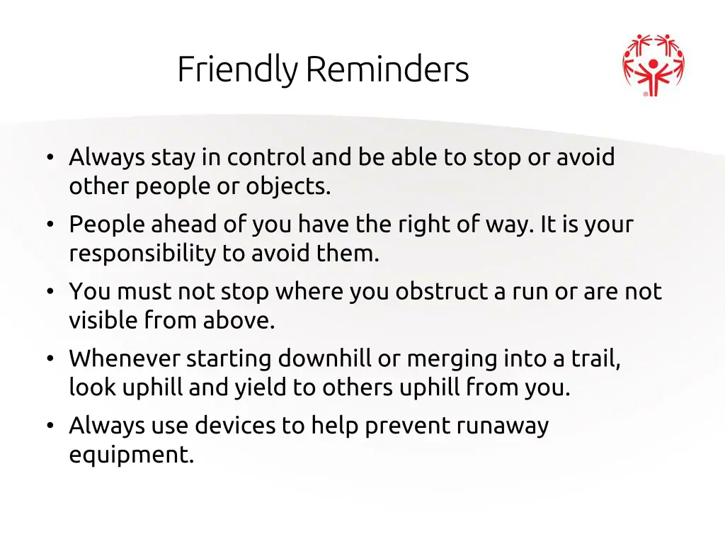 friendly reminders