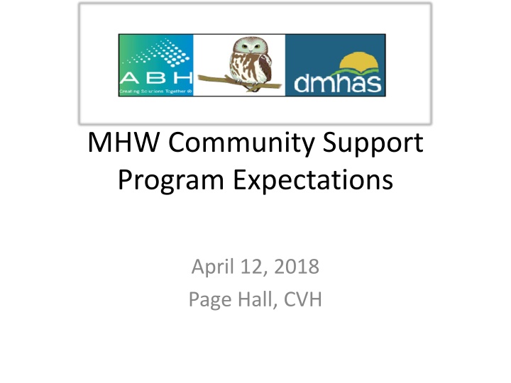 mhw community support program expectations