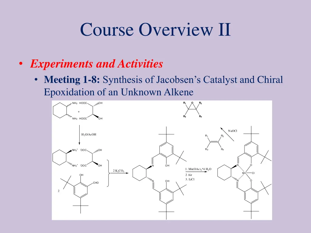 course overview ii