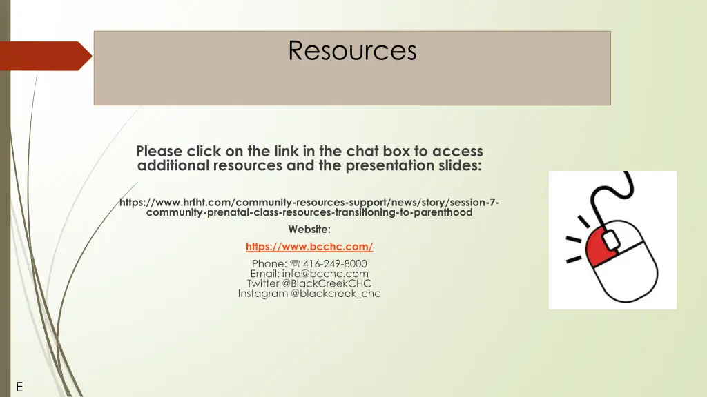 resources