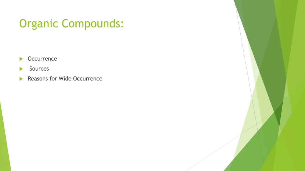 organic compounds