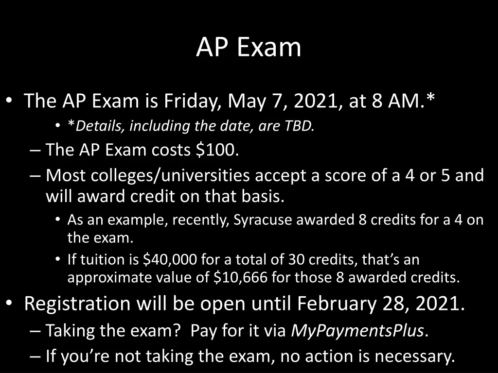 ap exam