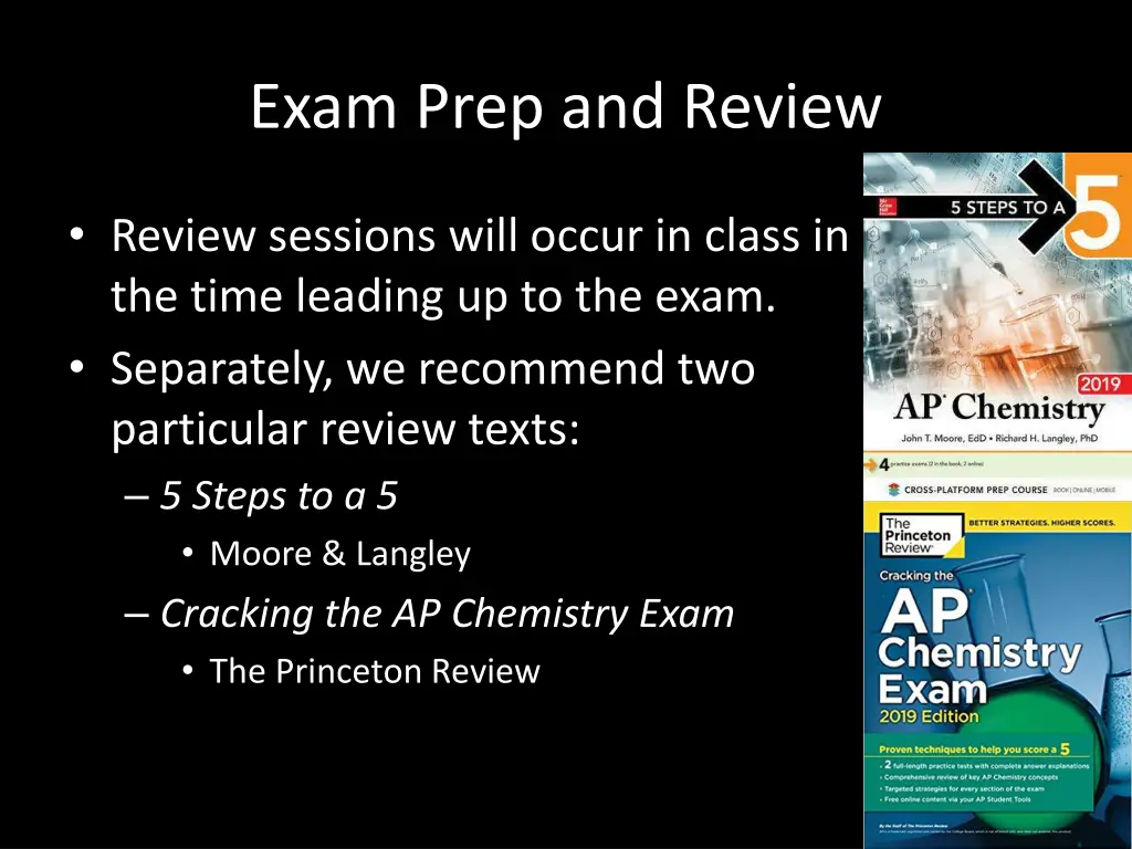 exam prep and review