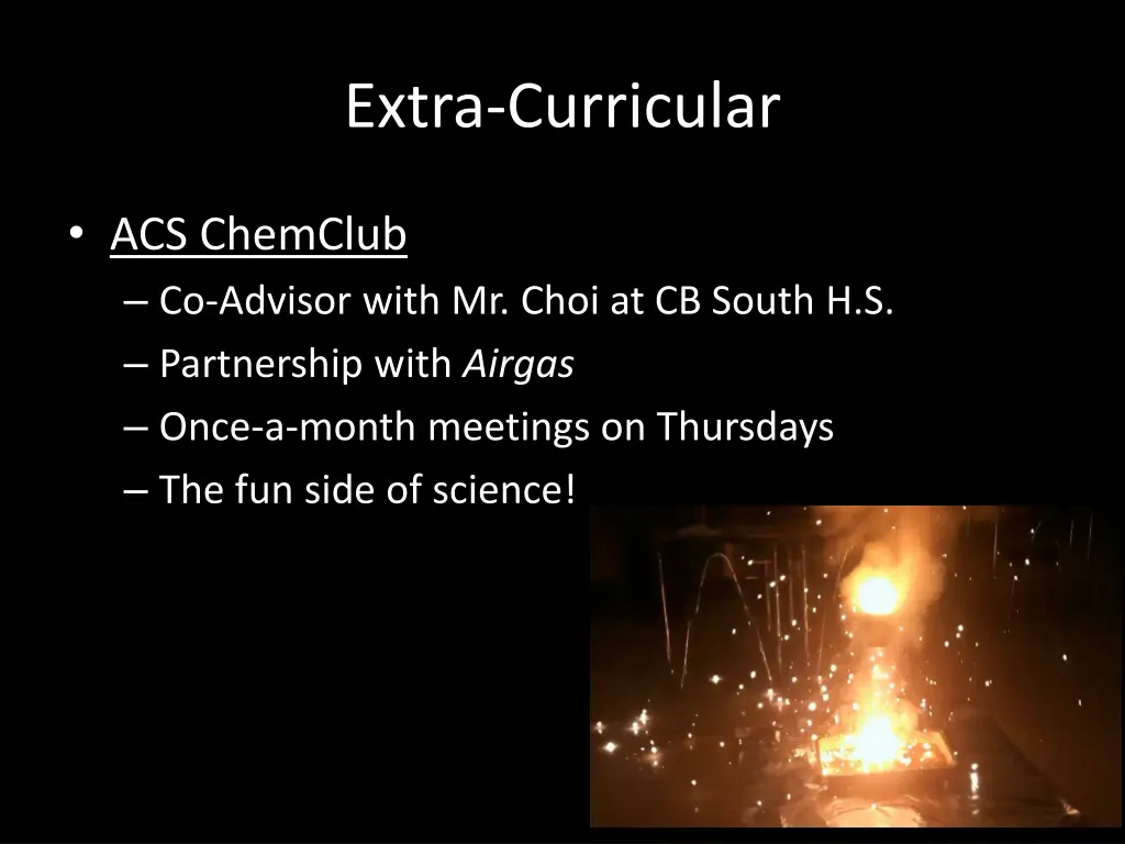 extra curricular