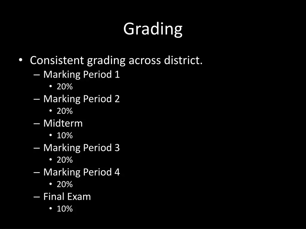 grading 1