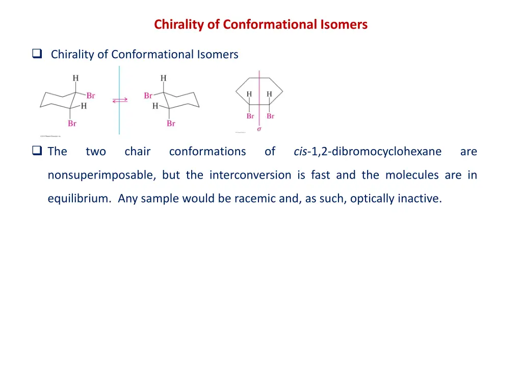 chirality of conformational isomers