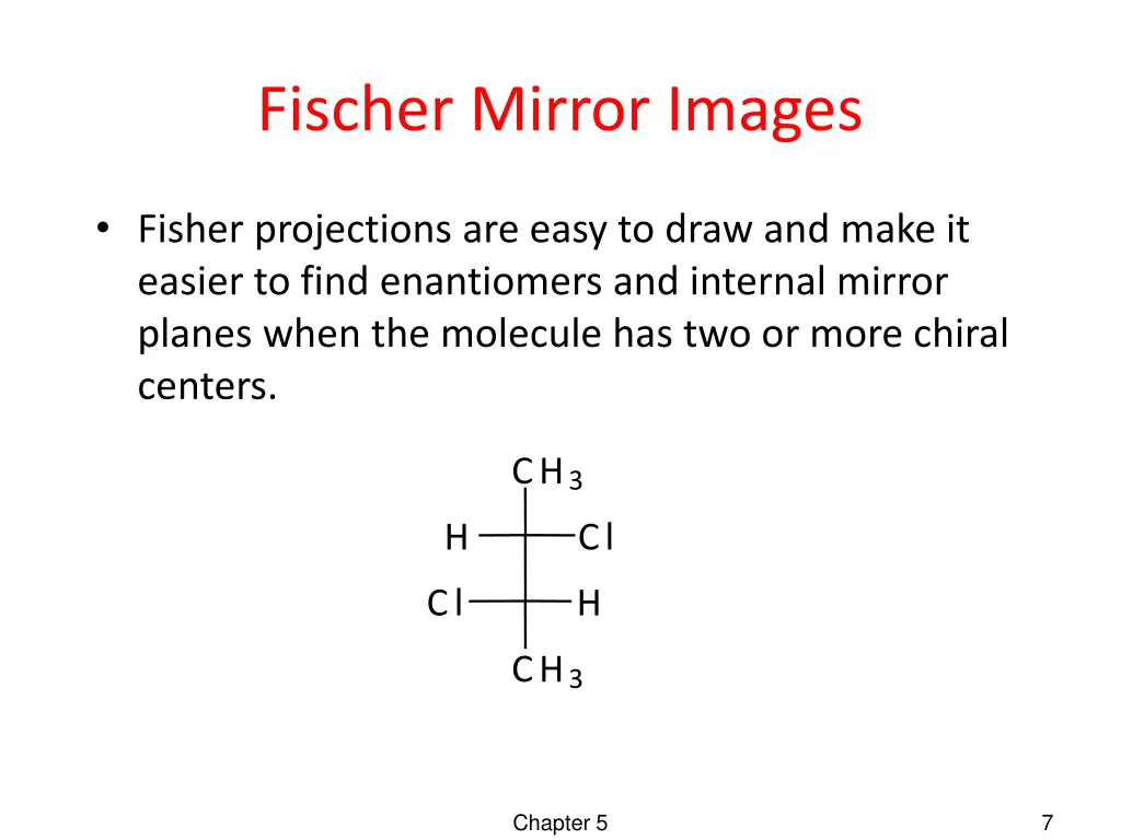 fischer mirror images