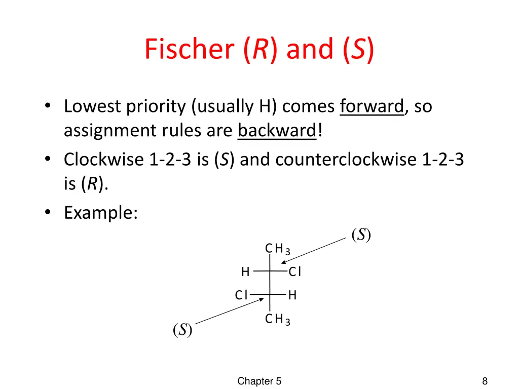 fischer r and s