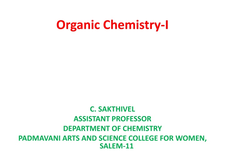 organic chemistry i