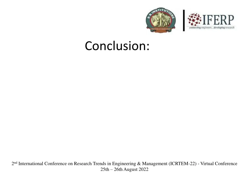 conclusion