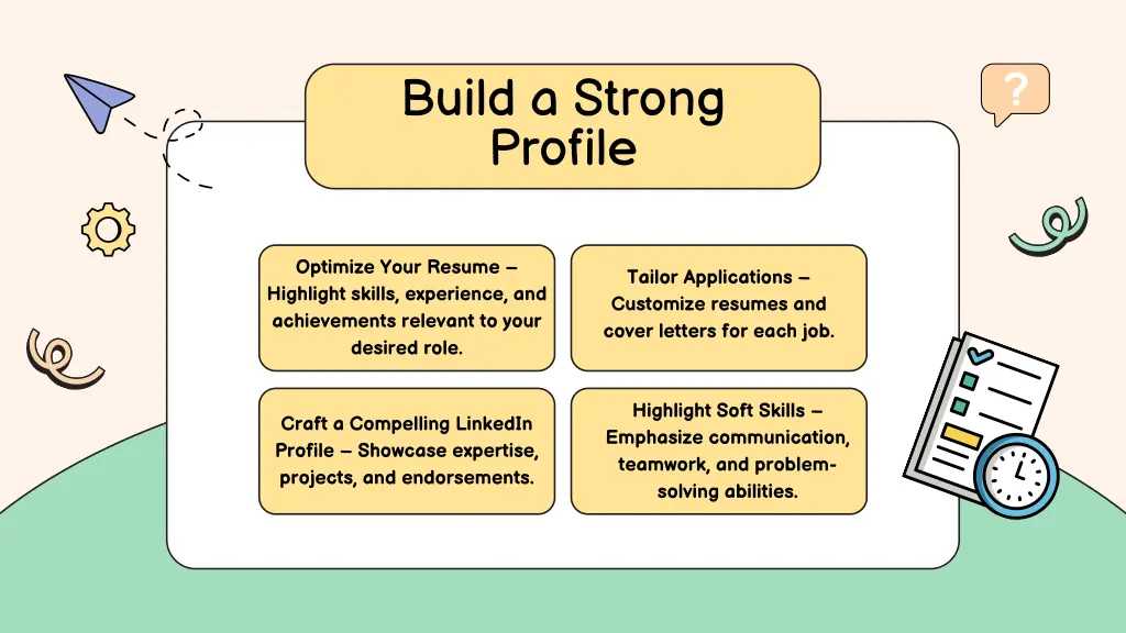 build a strong profile