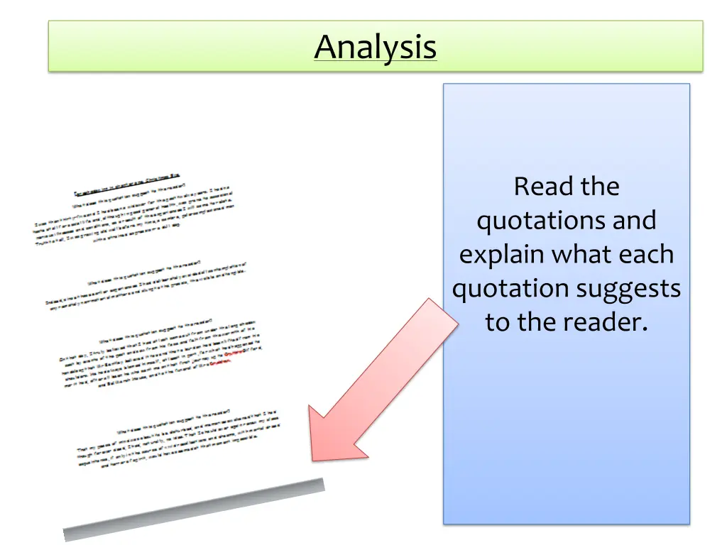 analysis