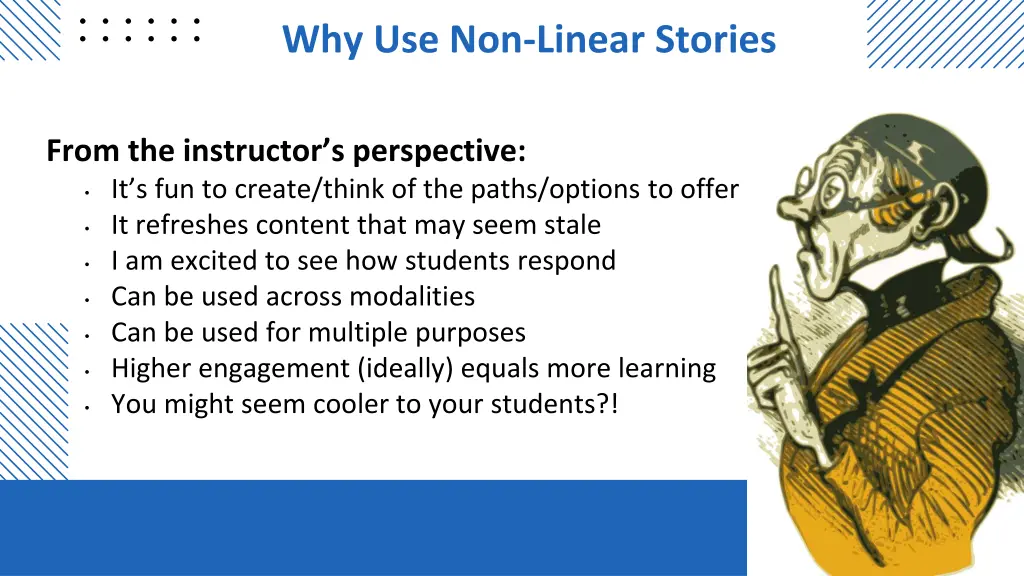 why use non linear stories 1