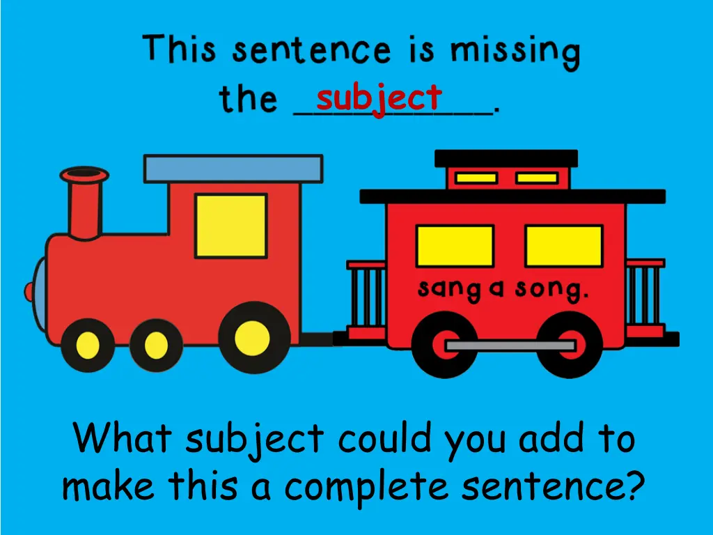 subject