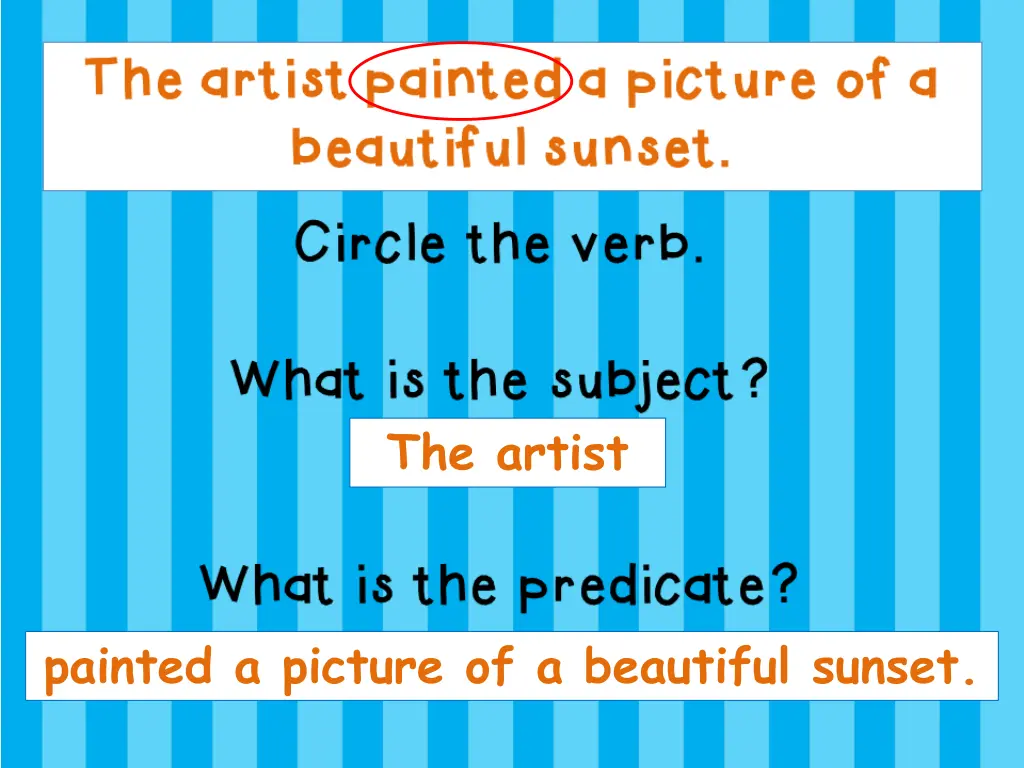 the artist