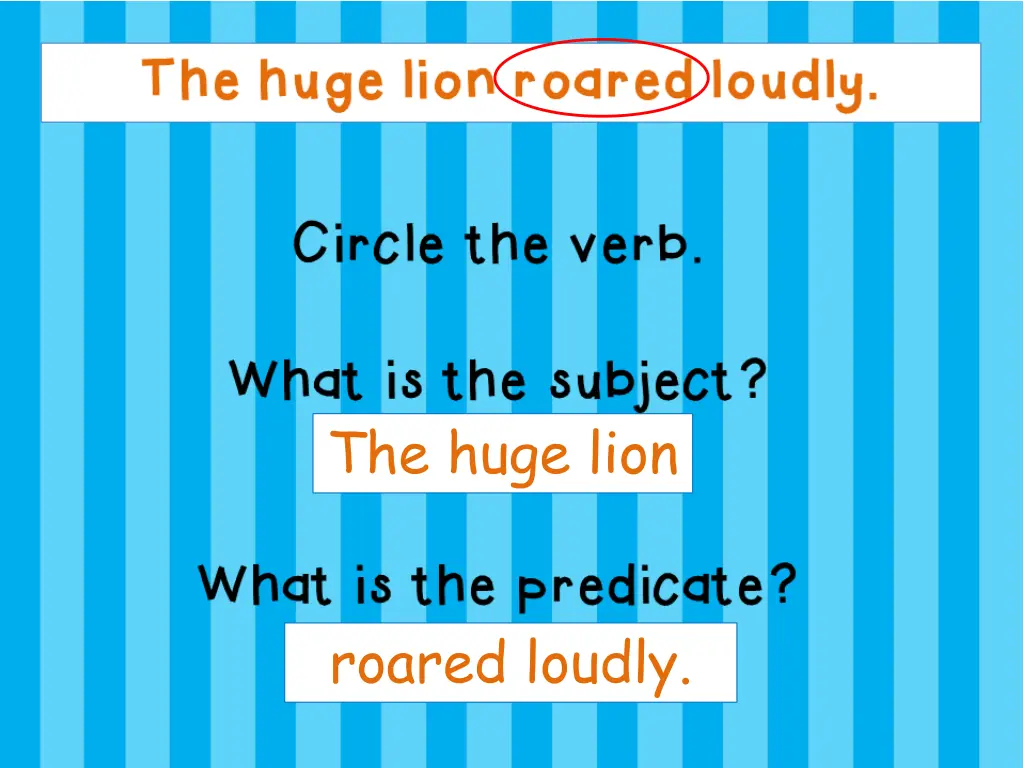 the huge lion