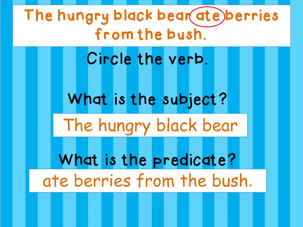 the hungry black bear