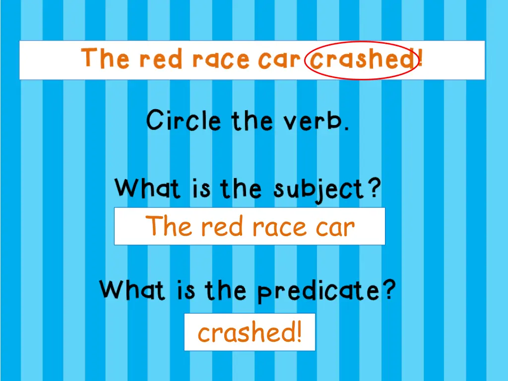 the red race car