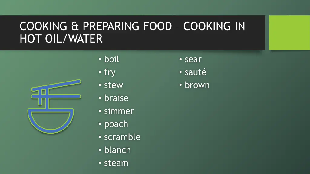 cooking preparing food cooking in hot oil water