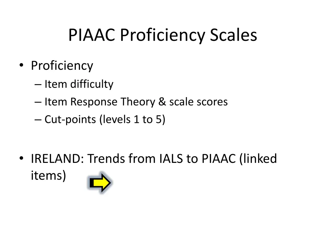 piaac proficiency scales