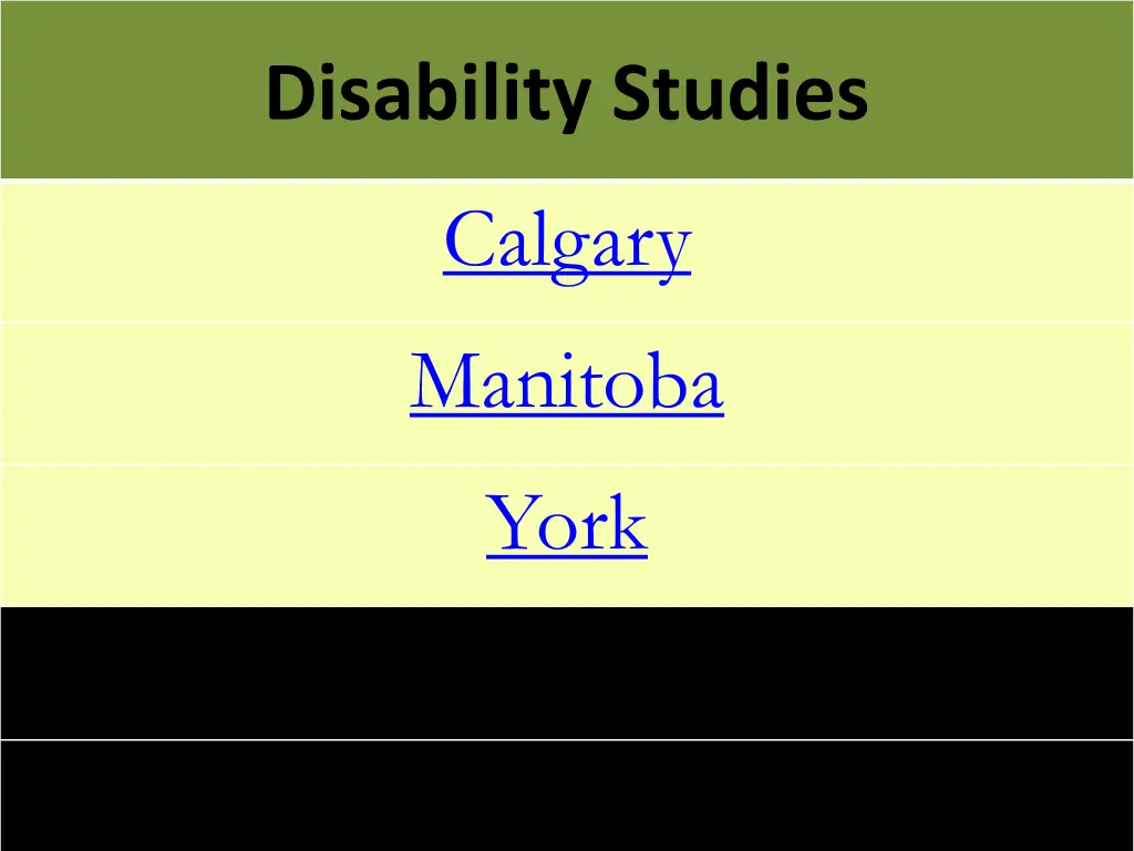 disability studies