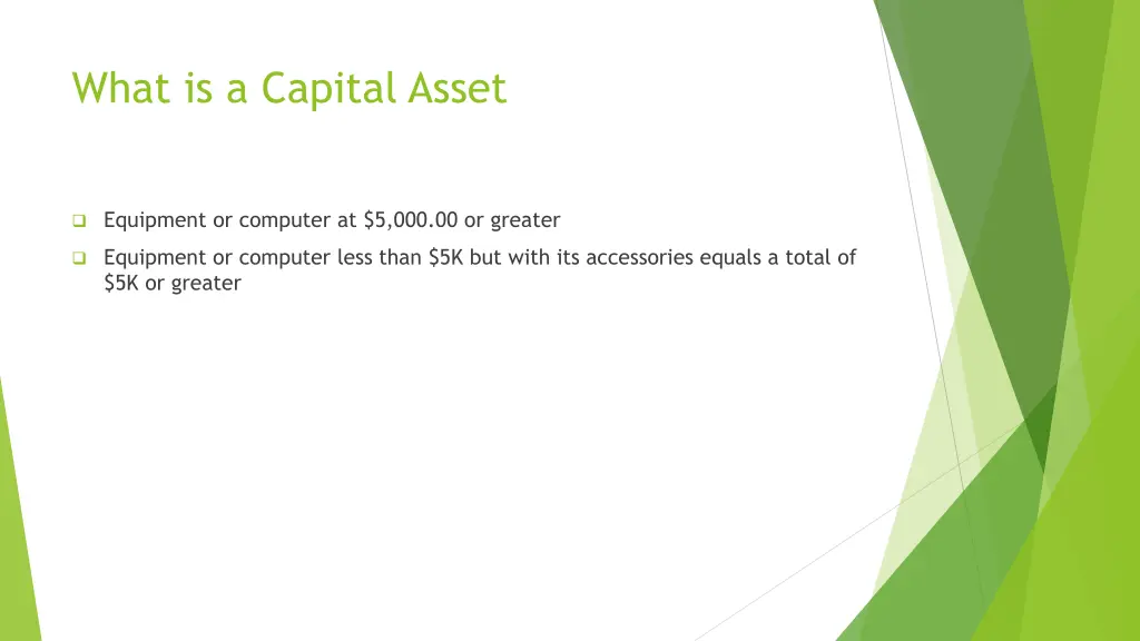 what is a capital asset