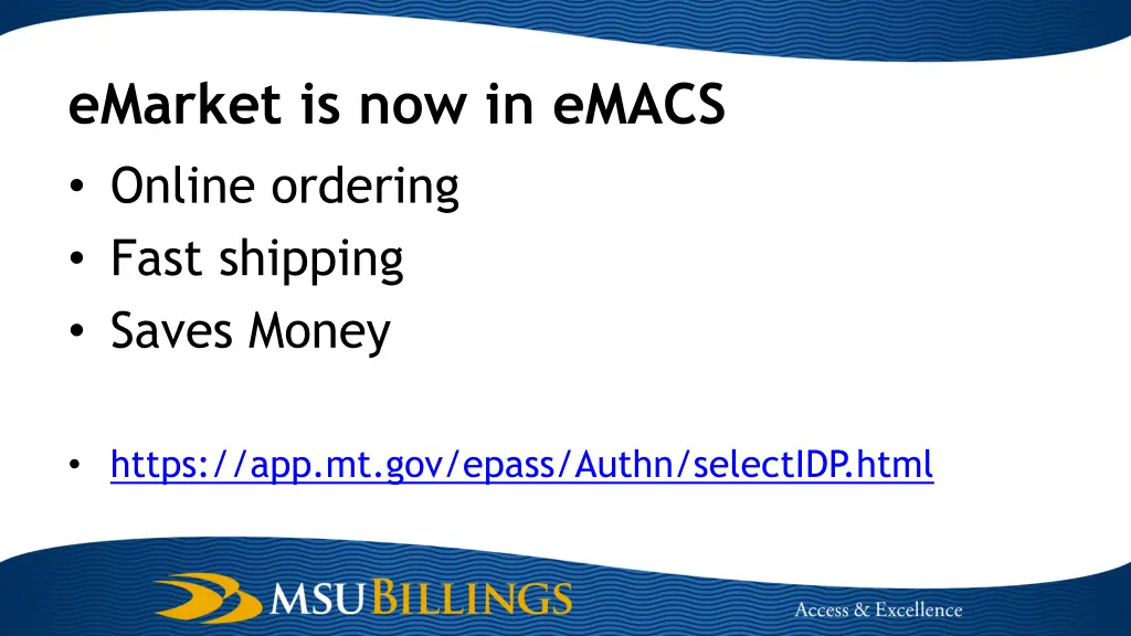 emarket is now in emacs online ordering fast
