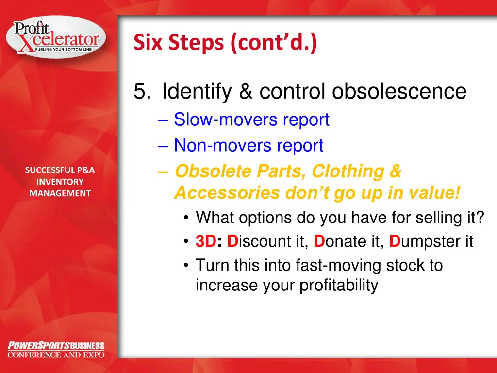 six steps cont d 1
