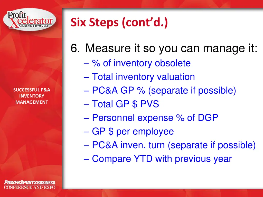 six steps cont d 2