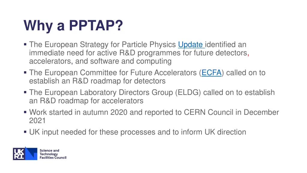why a pptap
