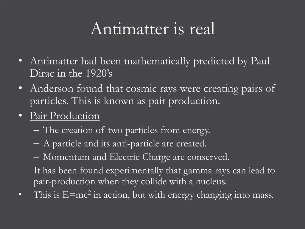 antimatter is real 1