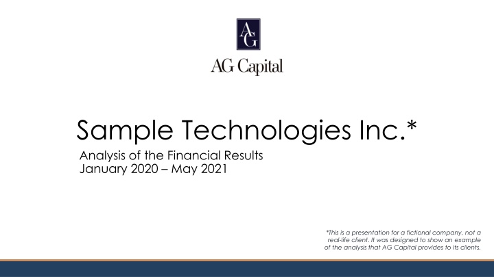 sample technologies inc analysis of the financial