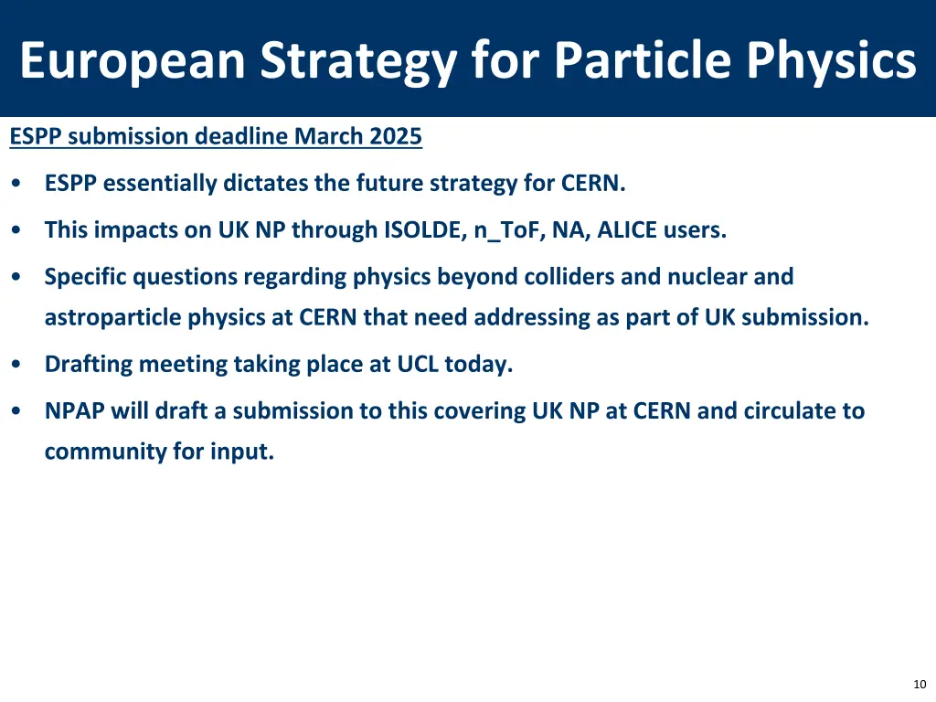 european strategy for particle physics