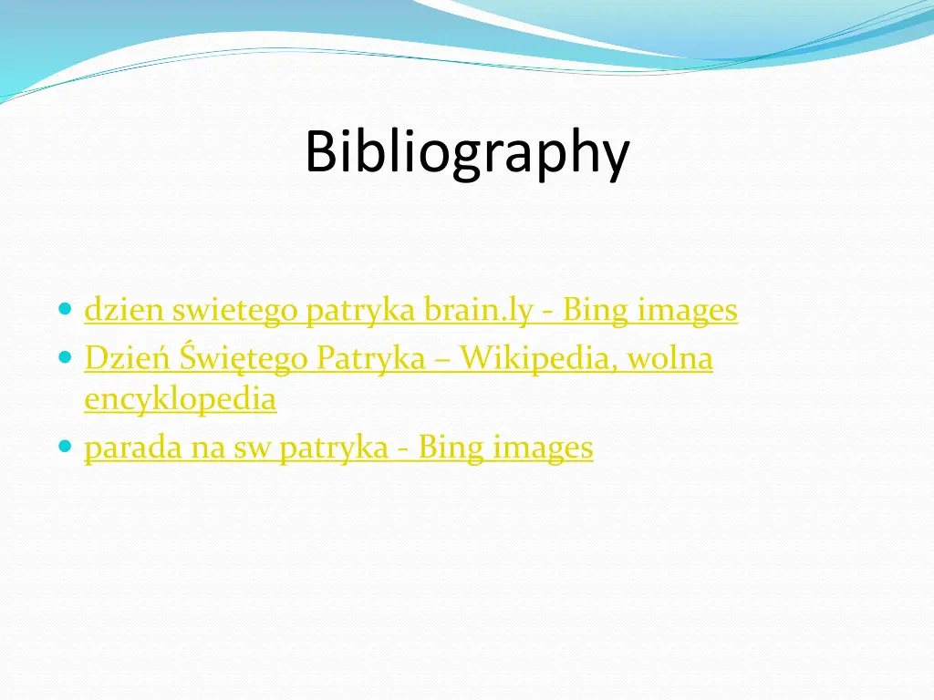 bibliography