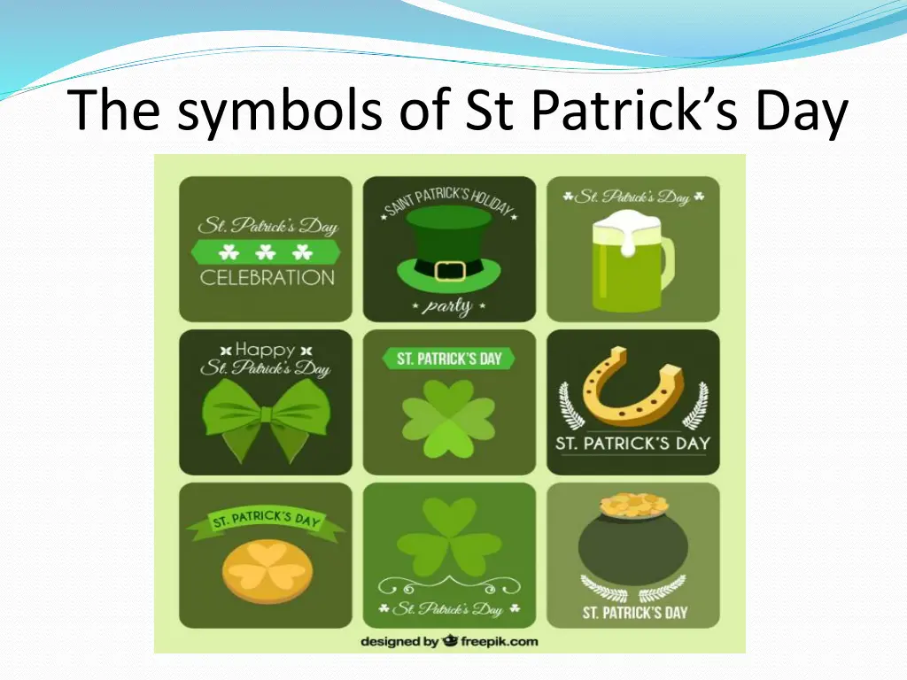 the symbols of st patrick s day