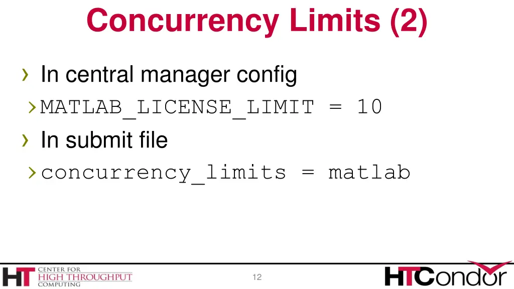 concurrency limits 2