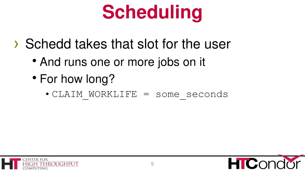 scheduling