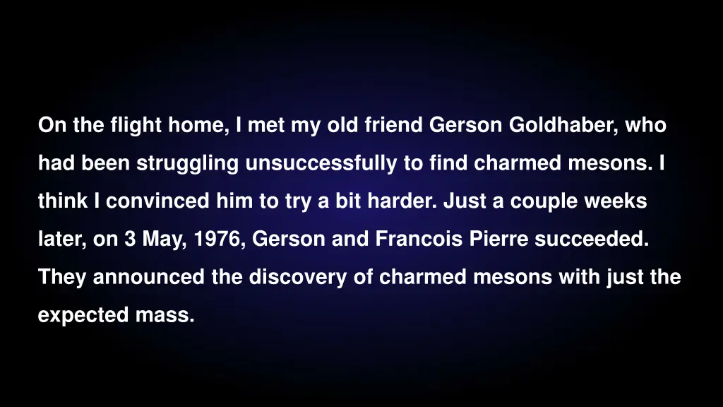 on the flight home i met my old friend gerson